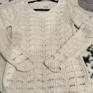 Chaser Highend Cream Knit Sweater